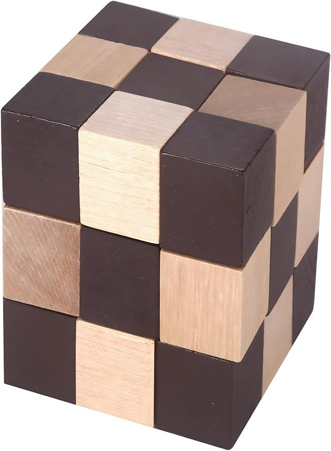 MAGIKON Brain Teaser Cube Puzzle Toy (Square Snake Cube) - Image 1